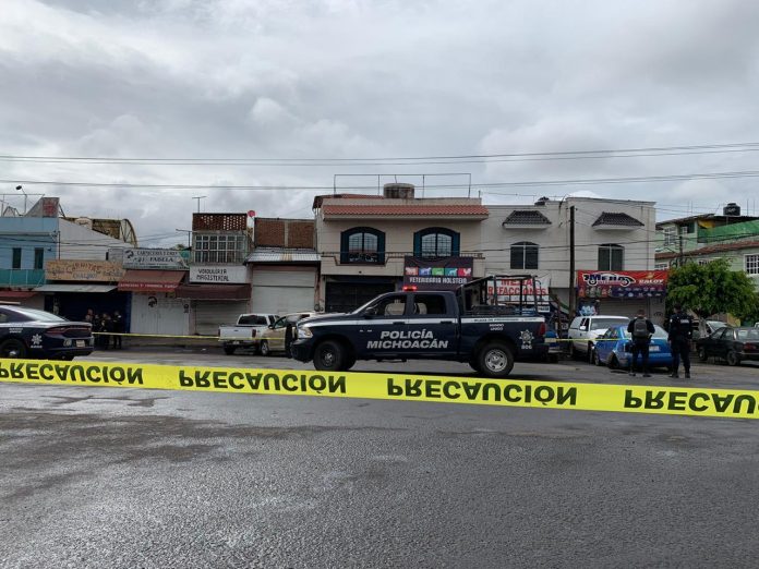 Balacera en Uruapan deja un muerto y un herido