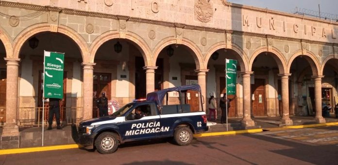 Mantiene SSP acciones contra COVID-19 en Puruándiro
