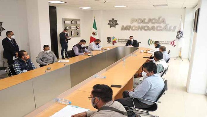 Acuerdan SSP, Cocotra y transportistas acciones por la seguridad y la salud de los michoacanos