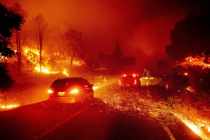 Infierno en California por incendios que elevan la temperatura hasta 54·