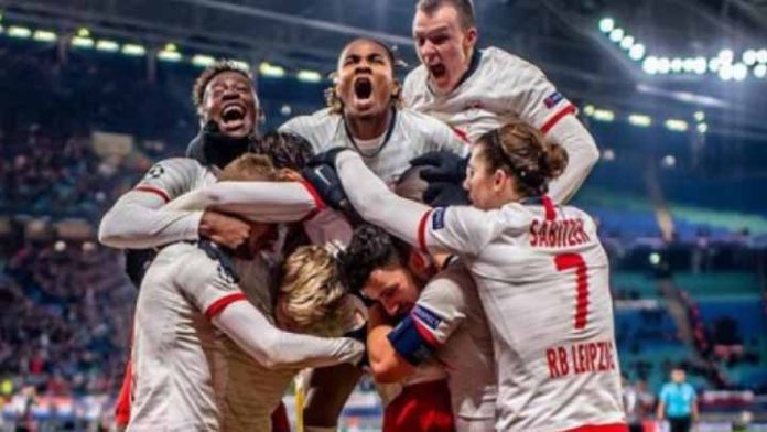 Leipzig sorprende y deja en el camino al Atlético de Madrid