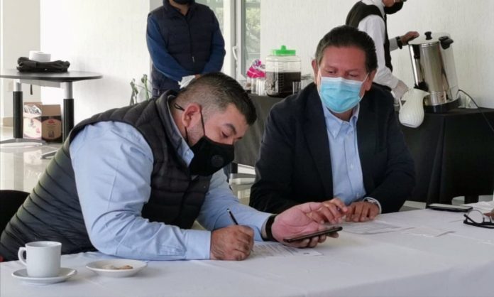 Integrantes de la Coordinación Política del PT en Michoacán sostienen reunión el sector empresarial