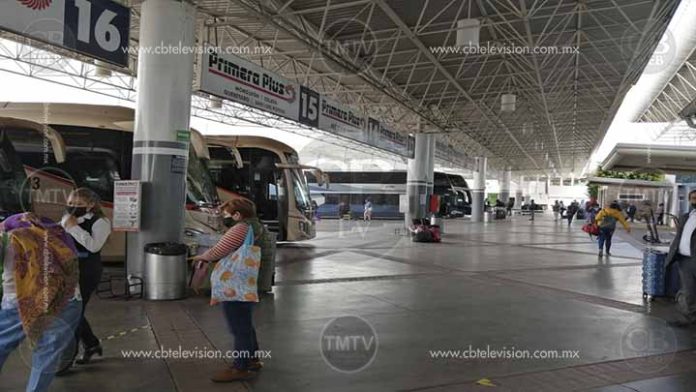Afluencia de pasajeros en la TAM es del 40 por ciento