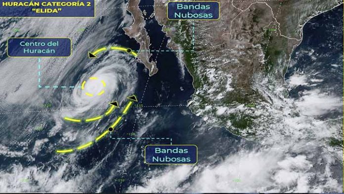 Huracán ‘Elida’ se aleja de Michoacán