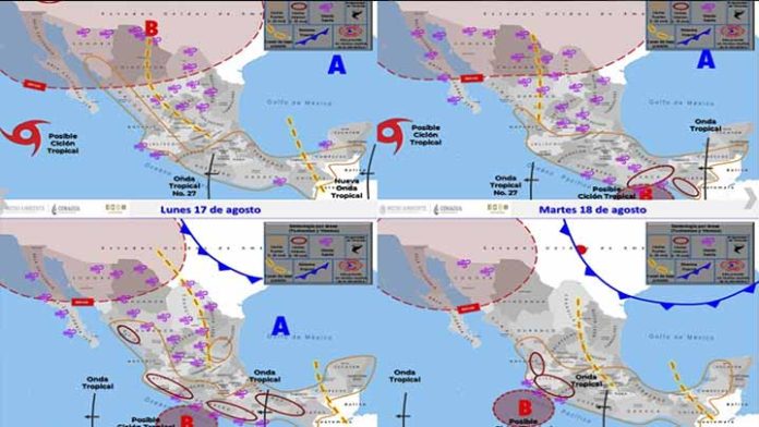 Continuarán lluvias muy fuertes en Michoacán