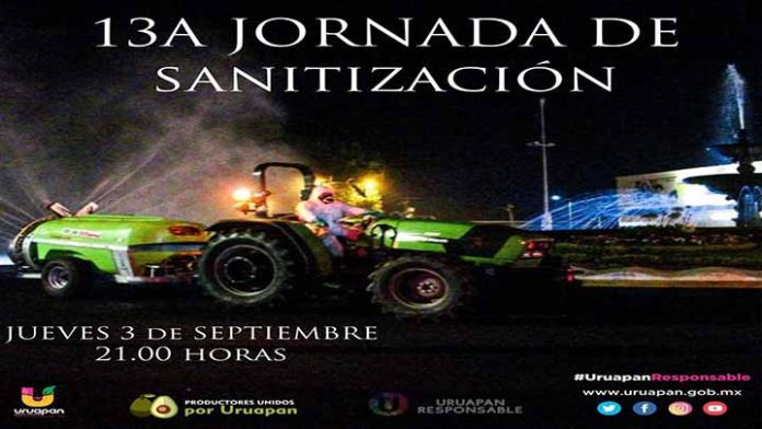 Décima Tercera Jornada de Sanitización por un #UruapanResponsable