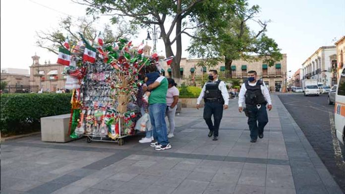 Desplegará Policía Morelia operativos para mantener el orden y medidas sanitarias durante días patrios