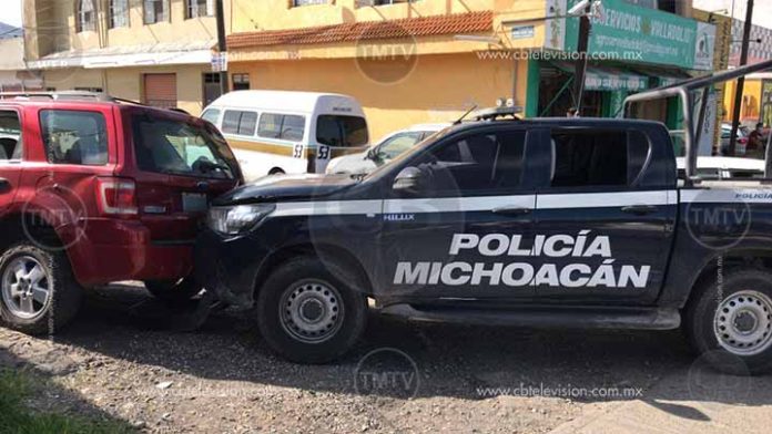 Arrestan a dos hombres en persecución al norte de Morelia