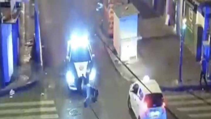 Patrulla atropella a presunto asaltante cuando intentaba huir