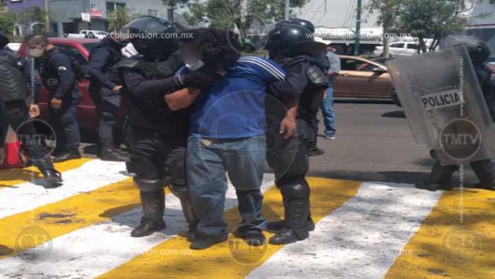 A Barandilla 5 manifestantes de la UCD por alterar el orden en el libramiento