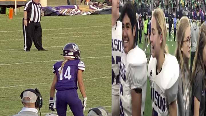 Tristin Keller la chica que logro jugar Fútbol americano con el equipo varonil Tristin Keller la chica que logro jugar Fútbol americano con el equipo varonil