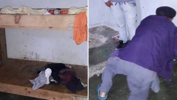 Encuentran a abuelito que lo mantenían encerrado en una caja de madera