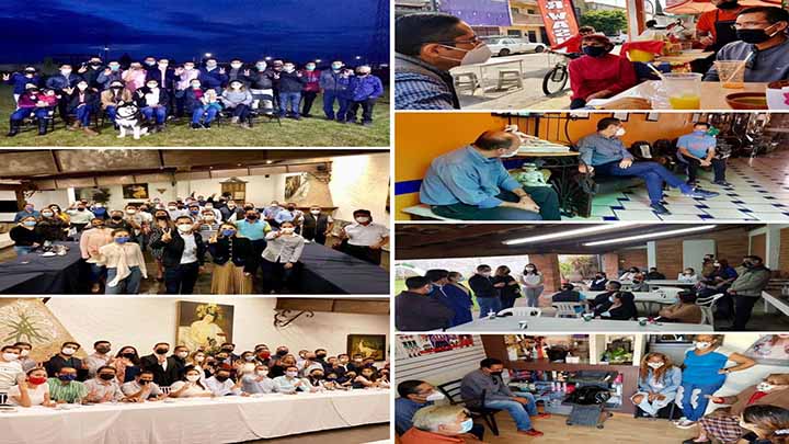La militancia panista de Morelia con Villegas La militancia panista de Morelia con Villegas
