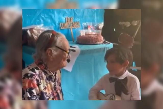 VIDEO: Niño le canta 'Recuérdame' de Coco a su bisabuela y conmueve en las redes