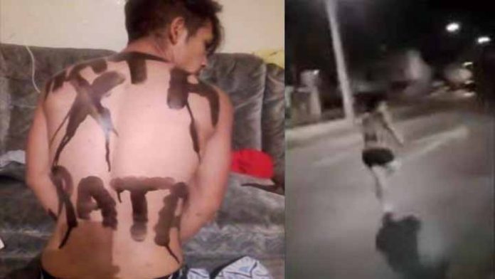 Despojan de su ropa a presunto ladrón en Nuevo León