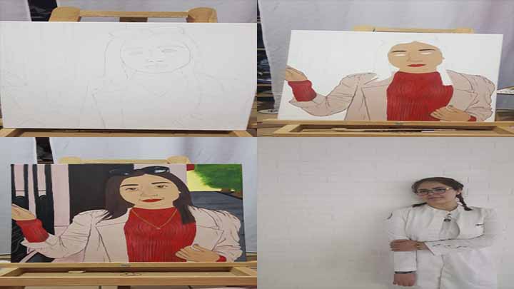 Feminicidio de Jessica González marcó la vida de miles; joven moreliana la retrata en pintura Feminicidio de Jessica González marcó la vida de miles; joven moreliana la retrata en pintura