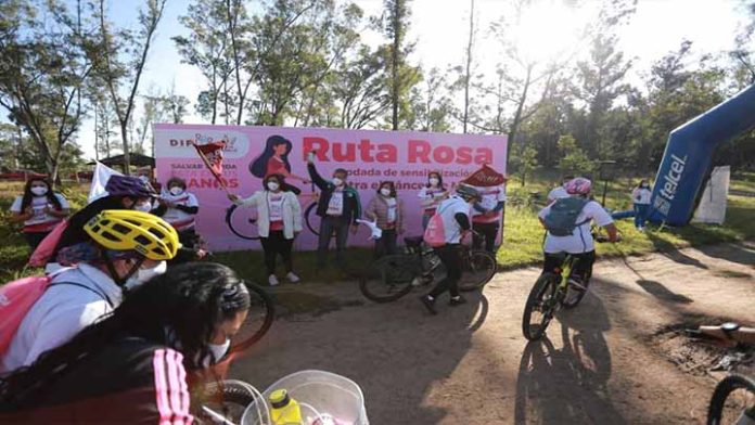 Arranca la rodada ciclista “Ruta Rosa”