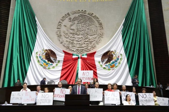 Celebramos que el ejecutivo coincida con la demanda del GPPT para eliminar el OUTSOURCING: Dip. Reginaldo Sandoval