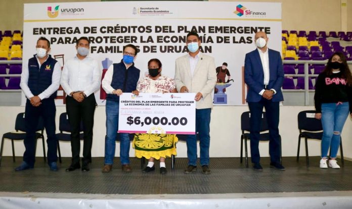 Uruapan, único municipio de Michoacán que mantiene entrega de créditos a Mipymes
