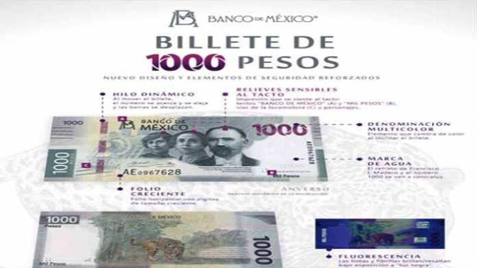 Tendremos nuevo billete de 1000 pesos