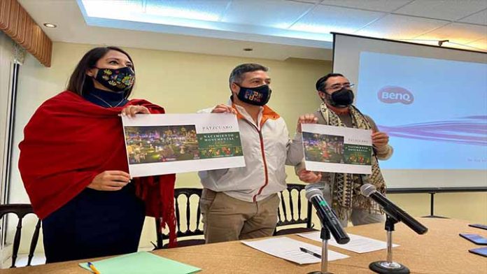 Prepara Víctor Báez FERATUM y Nacimiento Monumental en Pátzcuaro