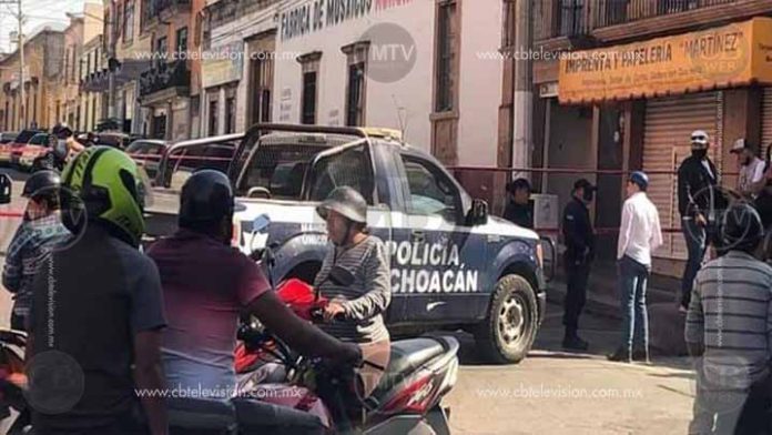 Lo asesinan a balazos en el centro de Puruándiro