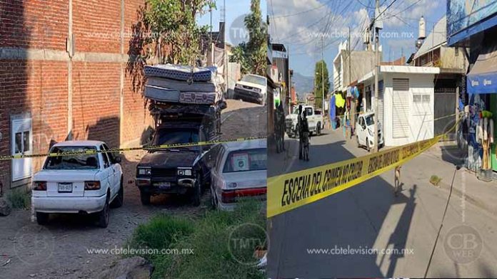 Dos ejecutados en diferentes colonias de Uruapan