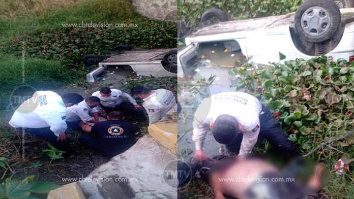 Cae a un río de Morelia con su auto y pierde la vida