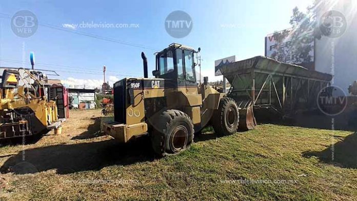 FGE catea inmueble y recupera cinco vehículos de carga