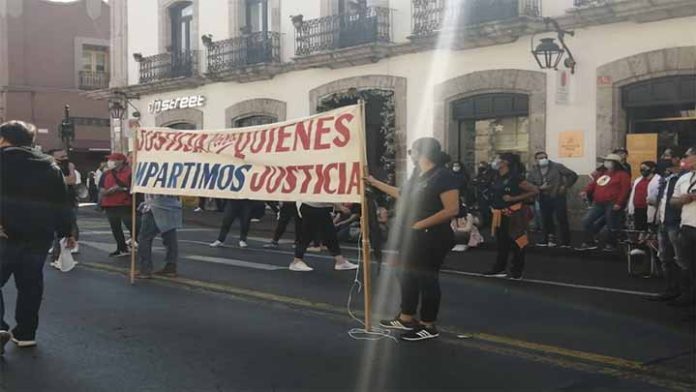 “Justicia a quienes impartimos justicia”; Poder Judicial se manifiesta en Congreso local