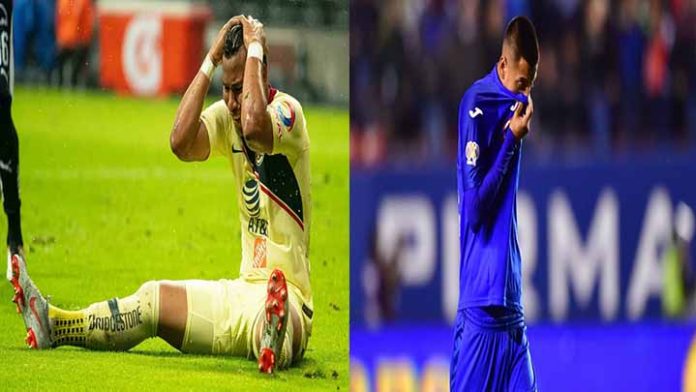 América y Cruz Azul dieron pena en la vuelta de la Concachampions
