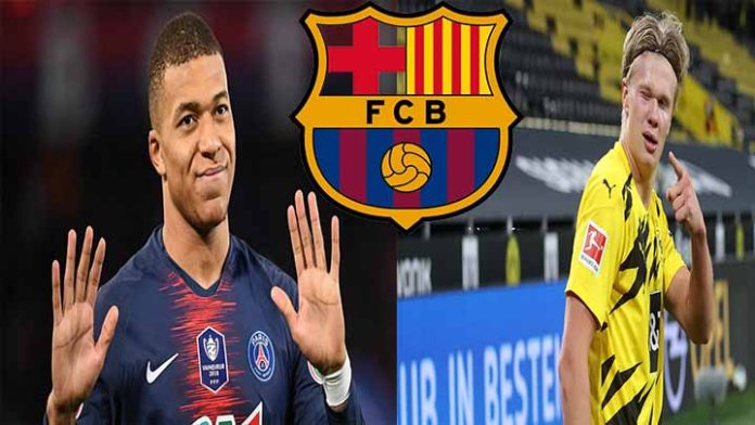 Barcelona buscaría los fichajes de Mbappe y Erling Haaland