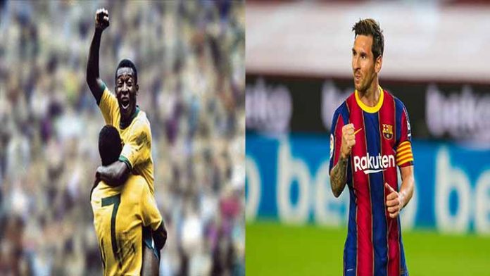 Messi iguala récord del Rey Pelé