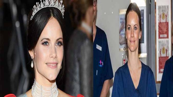 Humildad nivel; la princesa Sofía limpia baños y sirve comida en hospital por Covid