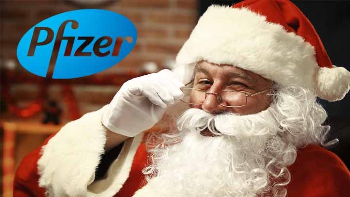Niño pide a Pfizer que vacune a Santa Claus