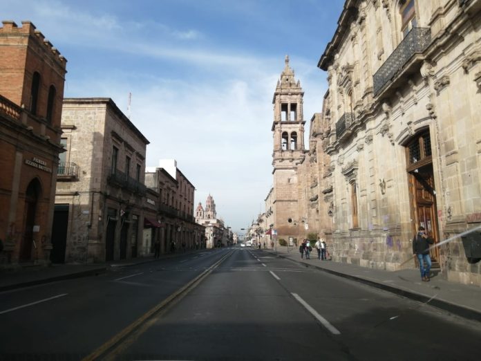 Siete polígonos en Morelia en foco rojo por Covid-19!