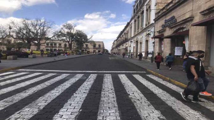 Hasta febrero Morelia analizará cierre total de jueves a domingo