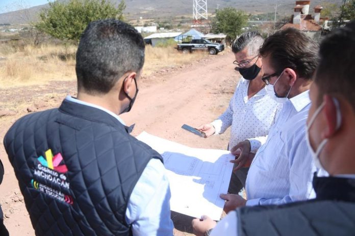 Supervisa SSP zonas para construcción de cuarteles de la Policía Michoacán en regiones Zamora y La Piedad
