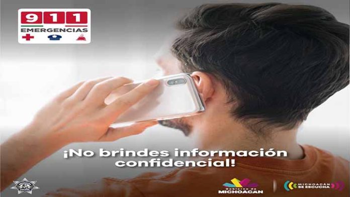 Exhorta SSP reportar al 911 cualquier intento de extorsión telefónica