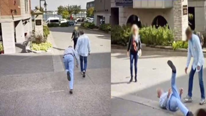 Google Maps capta la caída de un hombre