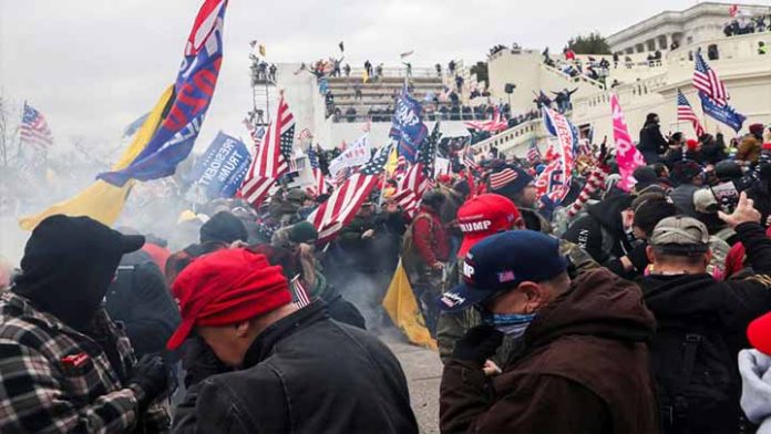 Reportan disparos durante protesta en el Capitolio de Estados Unidos