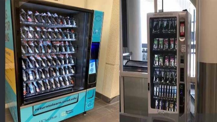 Instalan máquinas expendedoras de pruebas de covid en California