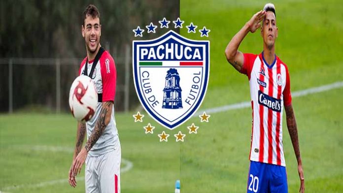 Pachuca presenta a Matías Catalán y Mauro Quiroga como refuerzos