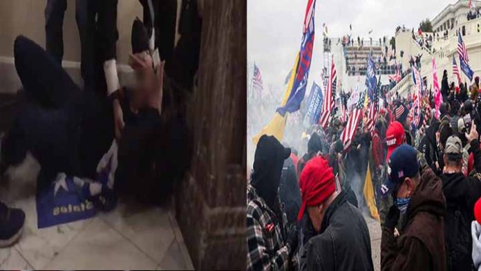 Murió la mujer herida de bala durante protestas en EU