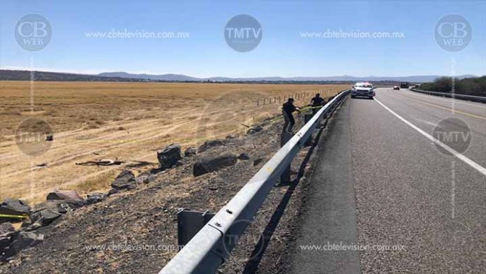 Encuentran a un hombre semicalcinado en la Morelia-Salamanca