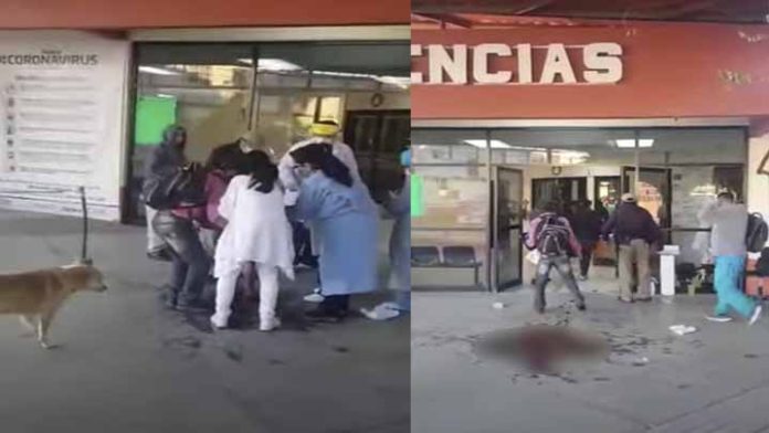 Denuncian que mujer da a luz afuera de hospital de Oaxaca porque no la atendían
