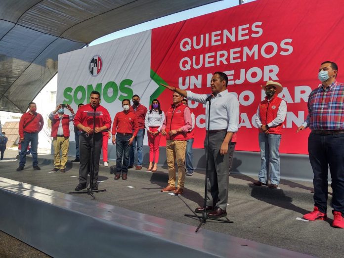 Rinde protesta Carlos Herrera Tello como candidato del PRI a la gubernatura