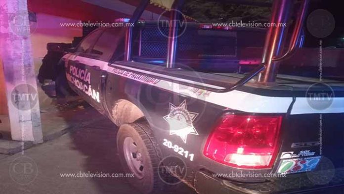 Patrulla se mete “hasta la cocina” en una casa de Morelia