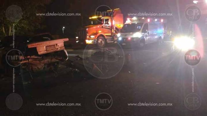 Choque de taxi deja una pareja muerta y una fémina herida en Morelia