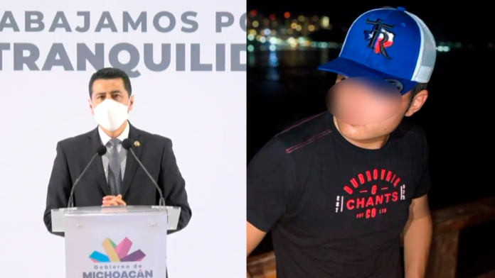 Motociclista evade retén, arrolla a policía y le disparan; muestra SSP video